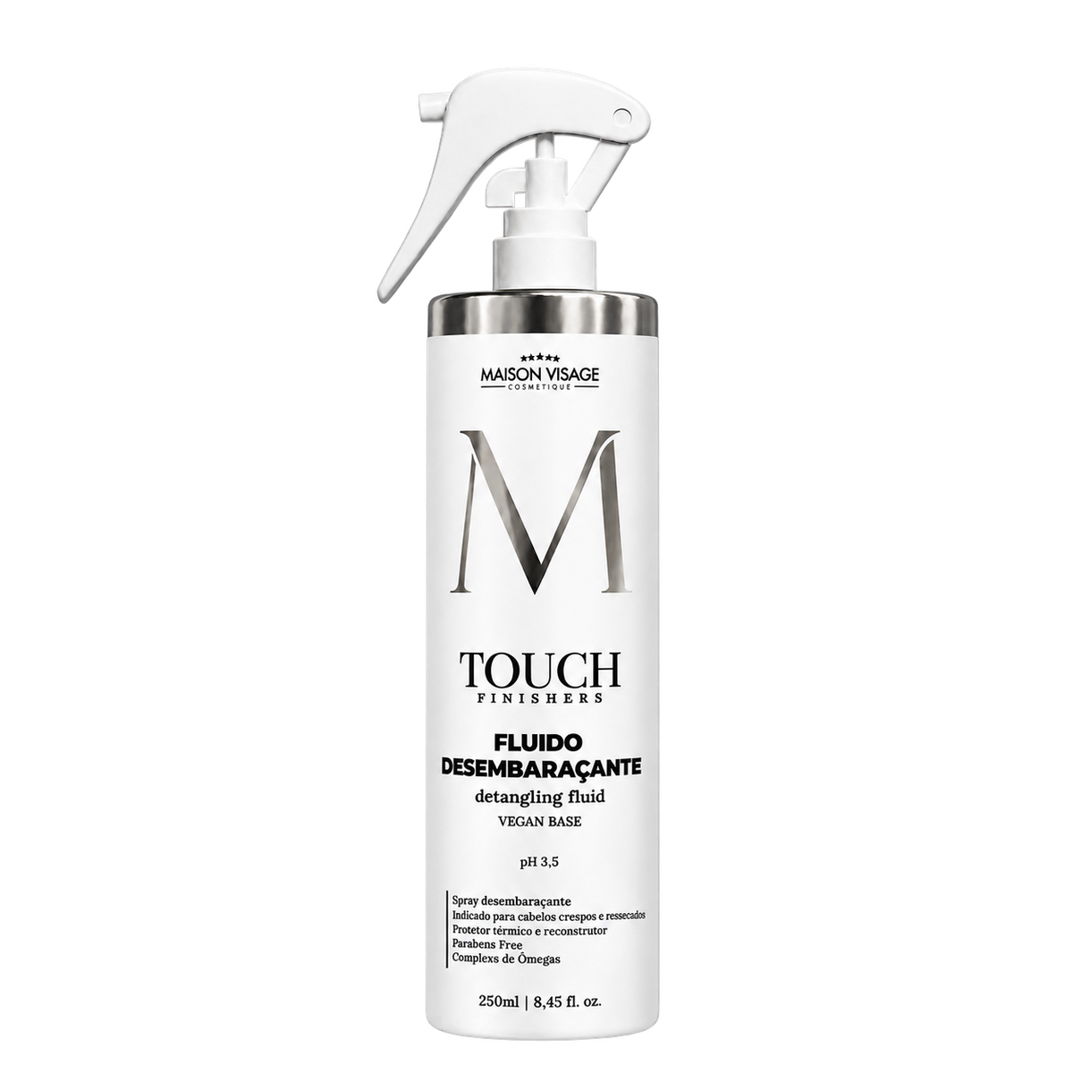 Maison Visage Detangle Fluid 250ml, frasco branco completo